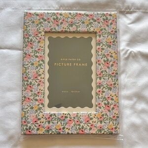 Rifle Paper Co. Picture Frame With Roses & Floral Accents